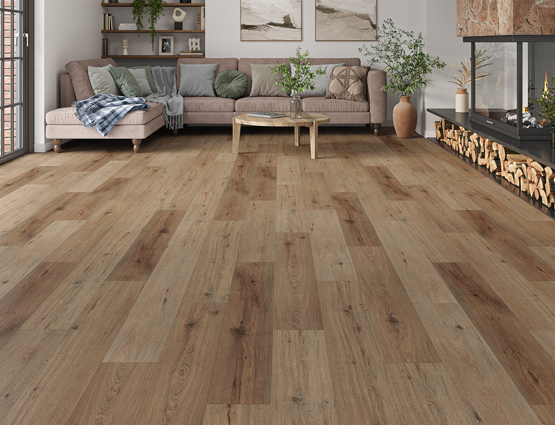 Lulworth Oak Aged Oak Plank LVT Flooring | 180 x 1220 x 6.5/0.5mm
