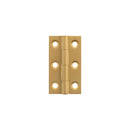 Millhouse Brass Cabinet Butt Hinges 50mm x 28mm x 2mm - Satin Brass