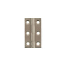 Millhouse Brass Cabinet Butt Hinges 50mm x 28mm x 2mm - Satin Nickel