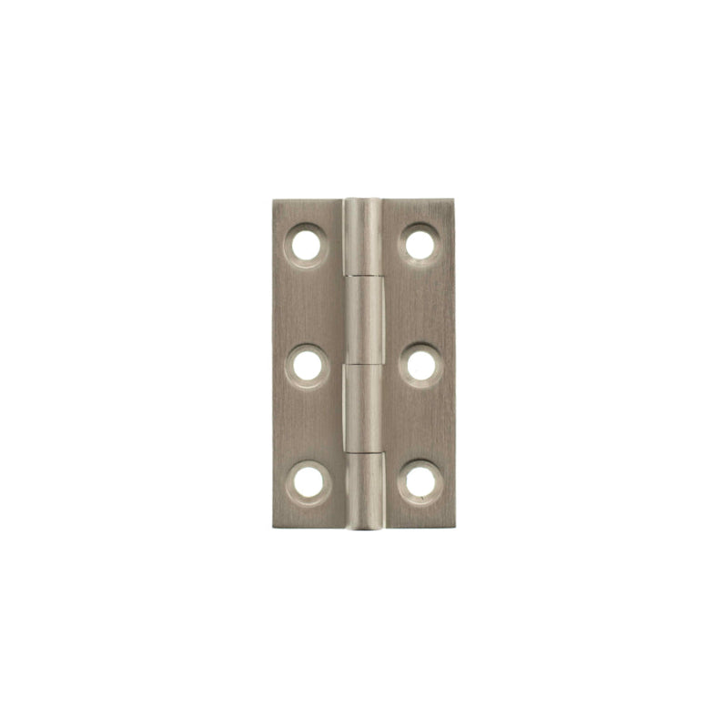 Millhouse Brass Cabinet Butt Hinges 50mm x 28mm x 2mm - Satin Nickel