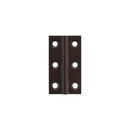 Millhouse Brass Cabinet Butt Hinges 50mm x 28mm x 2mm - Urban Dark Bronze