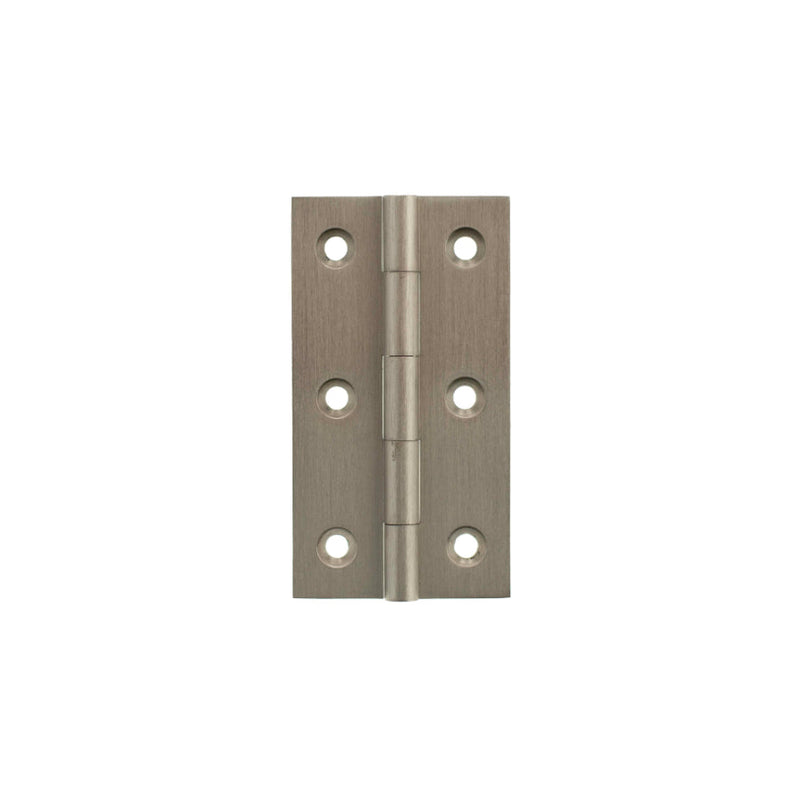 Millhouse Brass Cabinet Butt Hinges 75mm x 41mm x 2mm - Satin Nickel