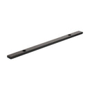 Millhouse Brass Long Narrow Cabinet Handle Backplate 128mm - Matt Black
