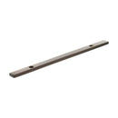 Millhouse Brass Long Narrow Cabinet Handle Backplate 128mm - Urban Dark Bronze
