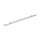 Millhouse Brass Long Narrow Cabinet Handle Backplate 160mm - Polished Chrome