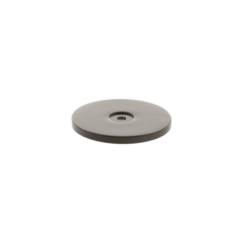 Millhouse Brass Round Cabinet Handle Backplate - Urban Dark Bronze