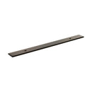 Millhouse Brass Long Wide Cabinet Handle Backplate 128mm - Urban Dark Bronze
