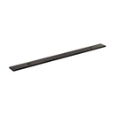 Millhouse Brass Long Wide Cabinet Handle Backplate 160mm - Matt Black