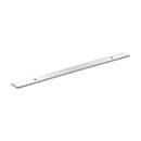 Millhouse Brass Long Wide Cabinet Handle Backplate 160mm - Polished Chrome