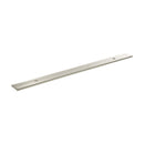Millhouse Brass Long Wide Cabinet Handle Backplate 160mm - Satin Nickel
