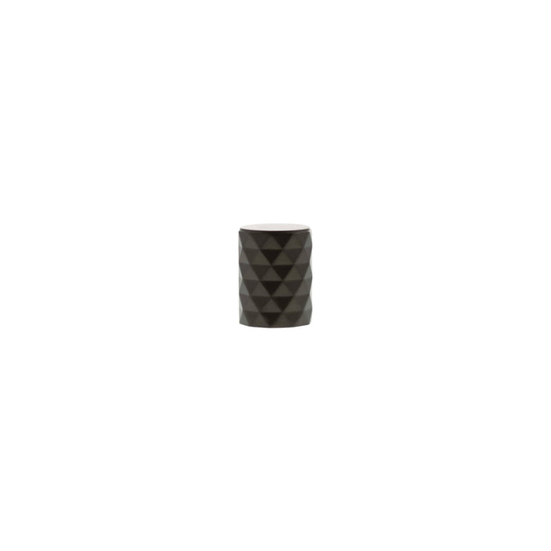 Millhouse Brass Chrysler Diamond Cylinder Cabinet Knob Handle - Urban Dark Bronze