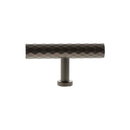 Millhouse Brass Chrysler Diamond T-Bar Cabinet Knob Handle - Urban Dark Bronze