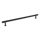 Millhouse Brass Chrysler Diamond T-Bar Cabinet Pull Handle 320mm - Matt Black
