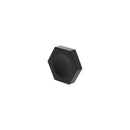 Millhouse Brass Pennington Hexagonal Finger Pull Cabinet Knob Handle - Matt Black