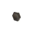 Millhouse Brass Pennington Hexagonal Finger Pull Cabinet Knob Handle - Urban Dark Bronze