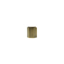 Millhouse Brass Pennington Hexagonal Cylinder Cabinet Knob Handle - Antique Brass
