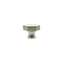 Millhouse Brass Pennington Hexagonal Cabinet Knob Handle - Satin Nickel