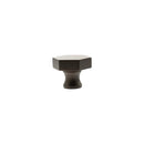 Millhouse Brass Pennington Hexagonal Cabinet Knob Handle - Urban Dark Bronze