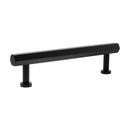 Millhouse Brass Pennington Hexagonal T-Bar Cabinet Pull Handle 128mm - Matt Black