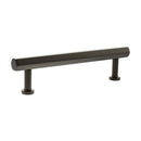 Millhouse Brass Pennington Hexagonal T-Bar Cabinet Pull Handle 128mm - Urban Dark Bronze