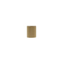 Millhouse Brass Eiffel Knurled Cylinder Cabinet Knob Handle - Satin Brass