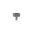 Millhouse Brass Eiffel Knurled Round Cabinet Knob Handle - Polished Chrome