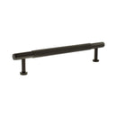 Millhouse Brass Eiffel Knurled T-Bar Cabinet Pull Handle 160mm - Urban Dark Bronze