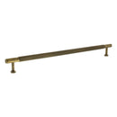 Millhouse Brass Eiffel Knurled T-Bar Cabinet Pull Handle 320mm - Antique Brass