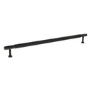 Millhouse Brass Eiffel Knurled T-Bar Cabinet Pull Handle 320mm - Matt Black