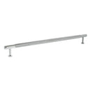 Millhouse Brass Eiffel Knurled T-Bar Cabinet Pull Handle 320mm - Polished Chrome