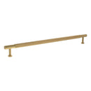Millhouse Brass Eiffel Knurled T-Bar Cabinet Pull Handle 320mm - Satin Brass