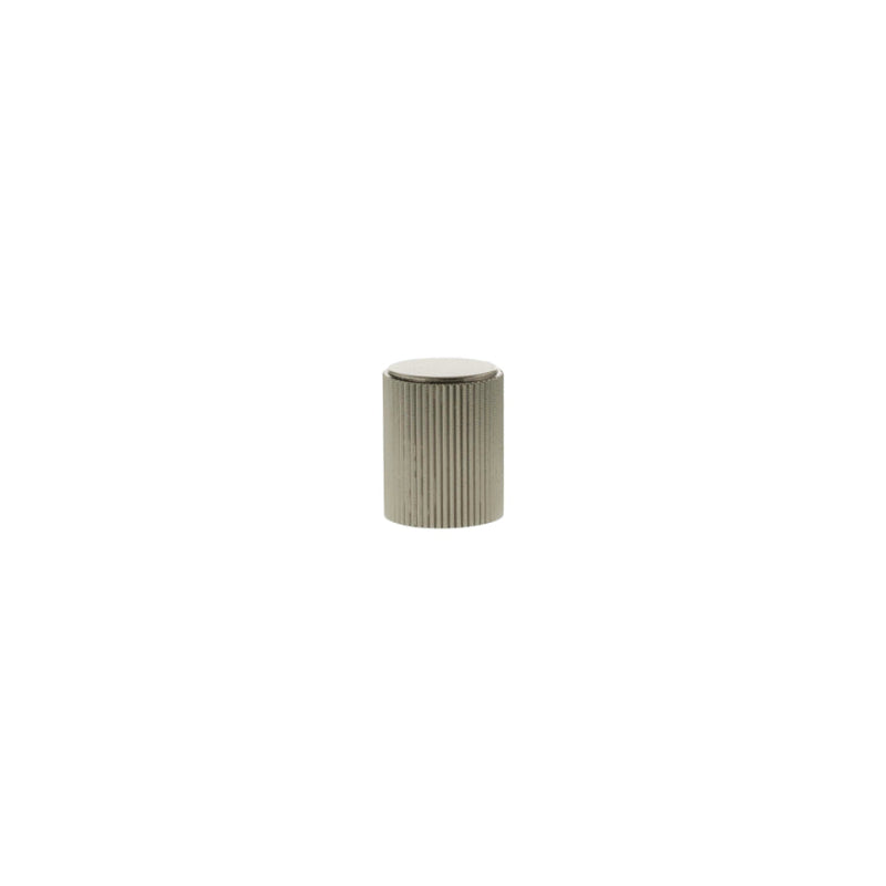 Millhouse Brass Battersea Linear Cylinder Cabinet Knob Handle - Satin Nickel