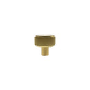 Millhouse Brass Battersea Linear Round Cabinet Knob Handle - Satin Brass