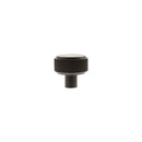 Millhouse Brass Battersea Linear Round Cabinet Knob Handle - Urban Dark Bronze