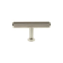 Millhouse Brass Battersea Linear T-Bar Cabinet Knob Handle - Satin Nickel