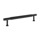 Millhouse Brass Battersea Linear T-Bar Cabinet Pull Handle 160mm - Matt Black