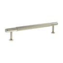Millhouse Brass Battersea Linear T-Bar Cabinet Pull Handle 160mm - Satin Nickel