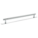 Millhouse Brass Battersea Linear T-Bar Cabinet Pull Handle on Backplate 320mm - Polished Chrome