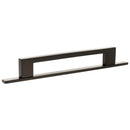 Millhouse Brass Empire Slim Cabinet Pull Handle on Backplate 160mm - Urban Dark Bronze