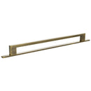 Millhouse Brass Empire Slim Cabinet Pull Handle on Backplate 320mm - Antique Brass