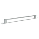 Millhouse Brass Empire Slim Cabinet Pull Handle on Backplate 320mm - Polished Chrome