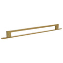 Millhouse Brass Empire Slim Cabinet Pull Handle on Backplate 320mm - Satin Brass
