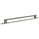 Millhouse Brass Empire Slim Cabinet Pull Handle on Backplate 320mm - Satin Nickel