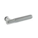 Millhouse Brass Crompton Lever Door Handle on Concealed Round Rose - Polished Chrome