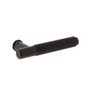 Millhouse Brass Crompton Lever Door Handle on Concealed Round Rose - Urban Dark Bronze