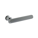 Millhouse Brass Stephenson Lever Door Handle on Concealed Round Rose - Polished Chrome