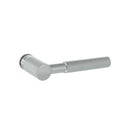 Millhouse Brass Mason Lever Door Handle on Concealed Round Rose - Polished Chrome