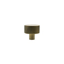 Millhouse Brass Paddington Spiral Round Cabinet Knob Handle - Antique Brass