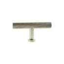 Millhouse Brass Paddington Spiral T-Bar Cabinet Knob Handle - Satin Nickel