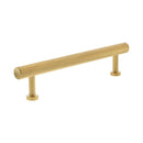 Millhouse Brass Paddington Spiral T-Bar Cabinet Pull Handle 128mm - Satin Brass
